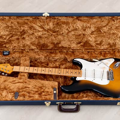 1991 Fender '54 Stratocaster ST54-900 Sunburst Lacquer w/ American Vintage Pickups & Case, Japan MIJ Fujigen image 24