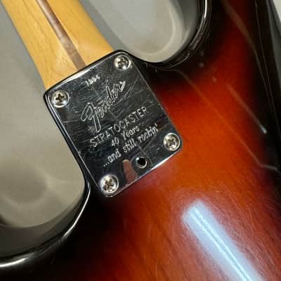 Fender 40th Anniversary USA Stratocaster Strat Plus Ultra sku46911 1994 - Sunburst image 12