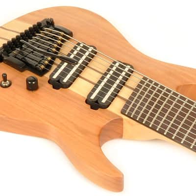 Agile Pendulum 9 String Fan Fret Multi-Scale Guitar with Kahler Bridge Elite 92527 EB CP Nat Mah image 6