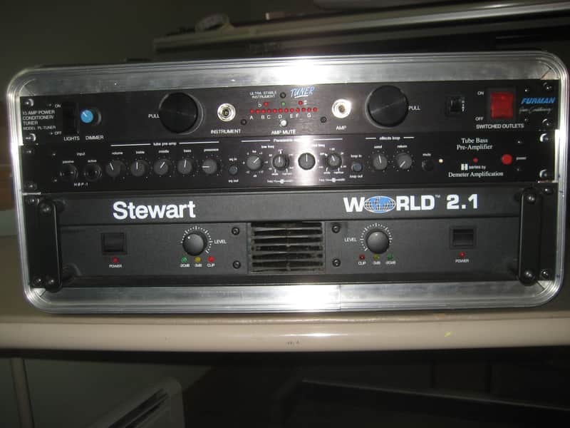 Stewart amp, Demeter preamp, Furman Tuner Stewart model 2.1; Demeter model hbp-1, Furman tuner/powerconditioner Early 2000's - not applicable image 1