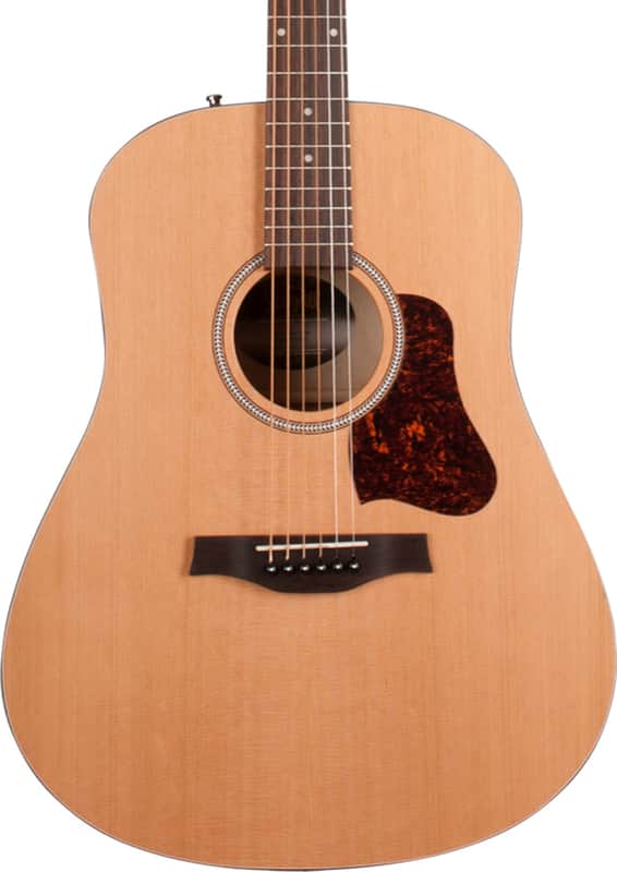 Seagull S6 Original Slim Dreadnought Acoustic Guitar, Solid Cedar Top image 1