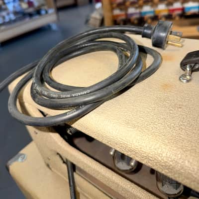 Fender Bandmaster 1963 - White Tolex Oxblood Panel Piggyback image 19