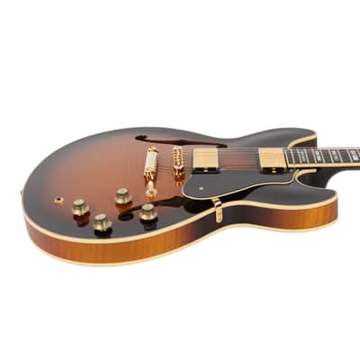 Yamaha SA2200 Semi-Hollow - Brown Sunburst image 5