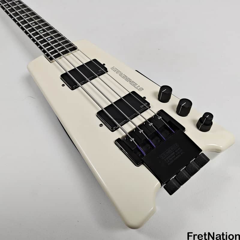 Steinberger XL-2 White Headless 1985 4-String Bass - 8.72lbs #3554 image 1