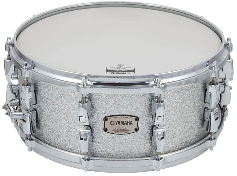Yamaha AMS-1460 Absolute Hybrid Maple 14x6" Snare Drum - Silver Sparkle image 1