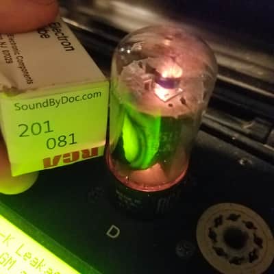 G.E Tight Matched Pair (2) 7355 tNOS AT1000 TESTED Vacuum Tubes Beam Power Pentode 1960-1976 image 5