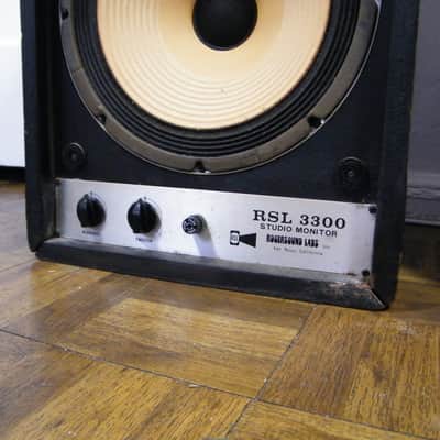 RSL Rogersound Labs 3300 Model Studio Monitors- 1970's-Rare 3 Way JBL Clone Made In USA-Vintage image 7