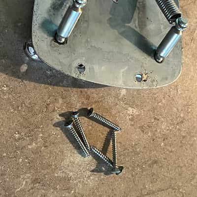 1964 1965 1966 Fender Mustang guitar tremolo bridge image 3