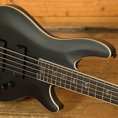 Schecter SLS Elite-5 Evil Twin - Ebony - Satin Black - 5-String image 5