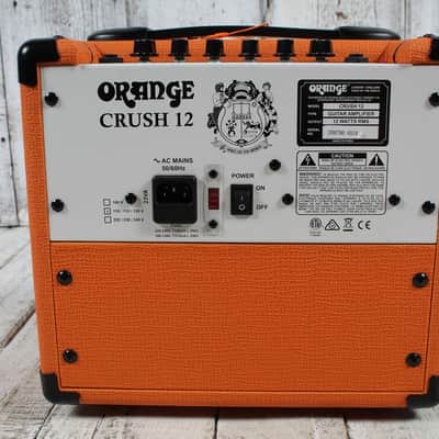 Orange CRUSH 12 Electric Guitar Combo Amplifier 12 Watt Solid State Amp image 8