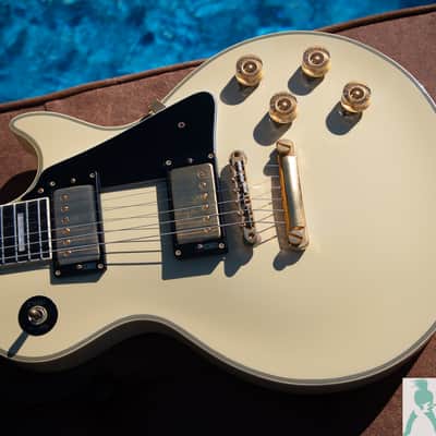 1992 Burny RLC-65 - 60's Style Les Paul Custom w Long | Reverb Belgium