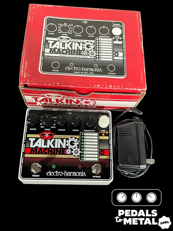 Electro-Harmonix Stereo Talking Machine Vocal Formant Filter Pedal
