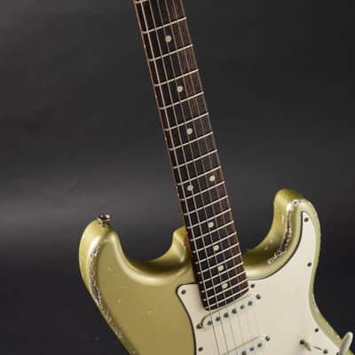 Xotic California Classic® XSC-2 Lime Gold - Heavy Aged #3770 image 8