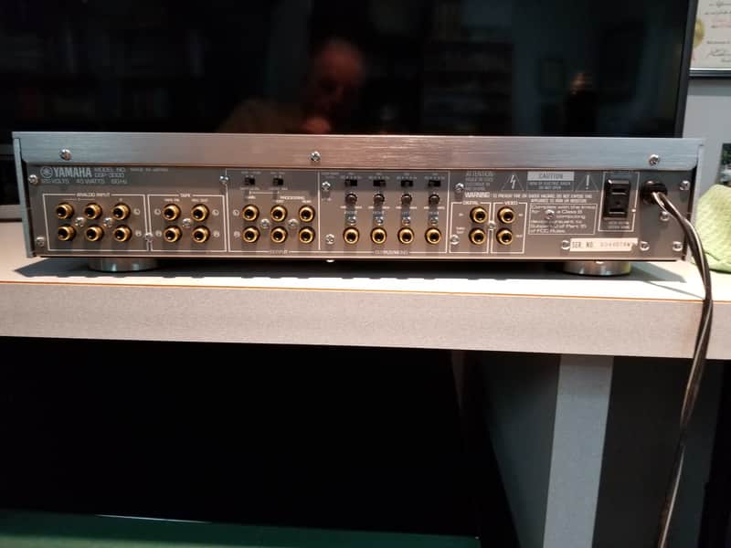 Yamaha DSP-3000 Digital Sound Field Processor, Stainless Steel