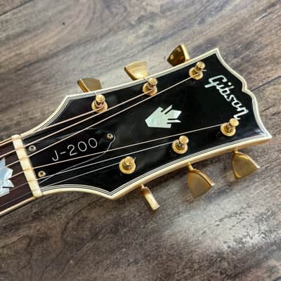 Gibson J-200 Artist Jumbo Acoustic Guitar (Early 1970's) - Natural image 12