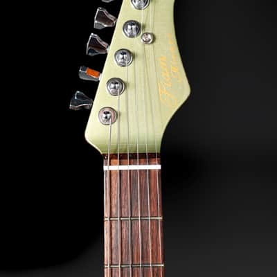 Fiam Mirari 2024 - Aged Pinecrest Green by past Ronin luthier Izzy Lugo. New machined Teacup F-knobs / Vega Trem. NEW, (Authorized Dealer) image 11