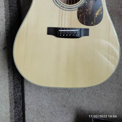 Zager ZAD50CE Solid Spruce/Mahogany Acoustic Electric Natural 2022 Solid Spruce/Mahogany image 4