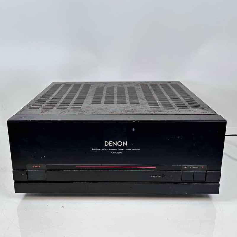 Denon POA-2200 Vintage Stereo Power Amplifier High Current image 1