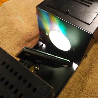 Kompass Model MH-53 'Beat Activated' Swiveling Mirror Light 1990's black image 3