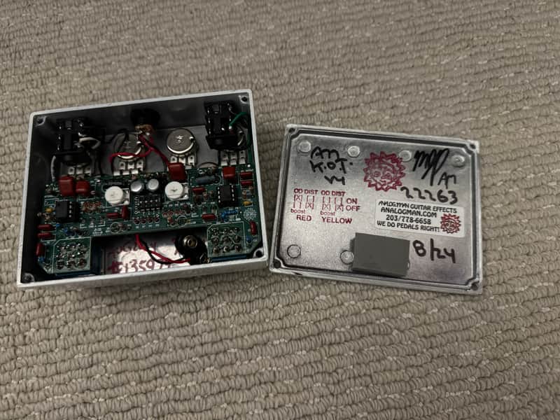 Analogman King of Tone V4 2024 KOT - WHITE & PURPLE | Reverb