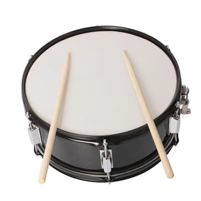 14"x5.5" Transparent Marching Snare Drum – Black Finish with Drumsticks, Strap & Wrench – Ideal for Students & Beginner Band image 2