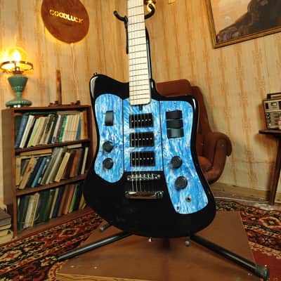 Formanta Style USSR Electric Guitar Built In Tone Bender Soviet Germanium Fuzz image 2