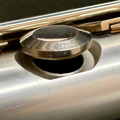 Uebel Aluminum “Cigar” Unibody Flute 1970’s - Aluminum w/ Silver Plated Keys & Headjoint image 7