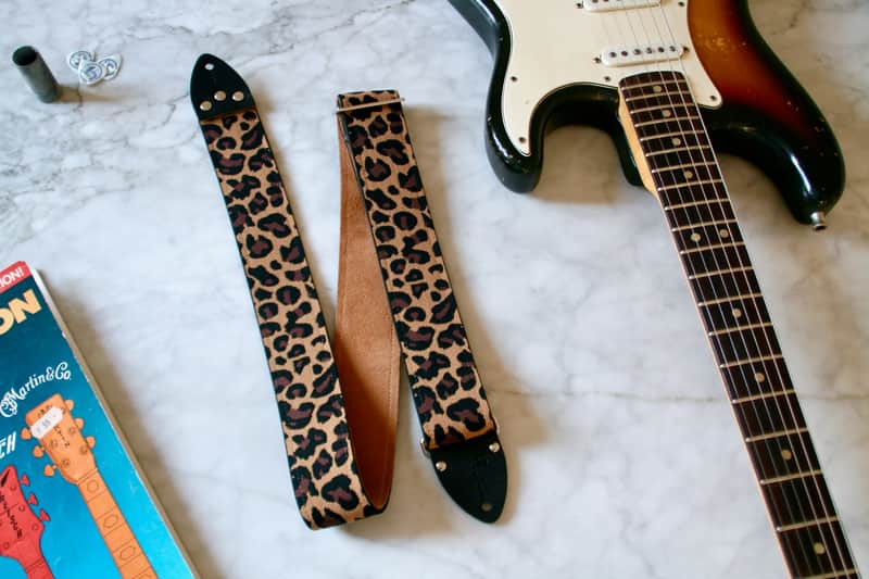 Tom´s Vintage Guitars Leopard' Guitar/Bass Hippie Strap 2026 image 1