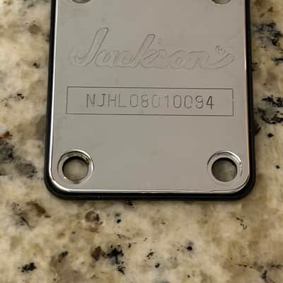 Jackson Neck plate with serial number - Chrome image 4