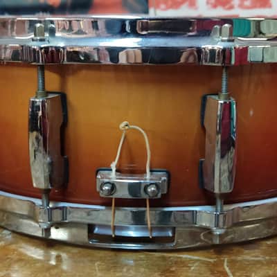 14x5.5 Pearl Masterworks snare in Root beer fade image 2