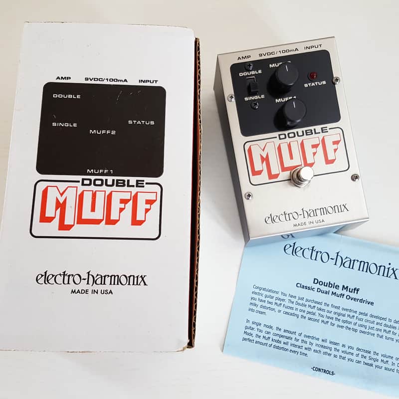 2000s Electro-Harmonix Double Muff Fuzz / Overdrive Black / Re…