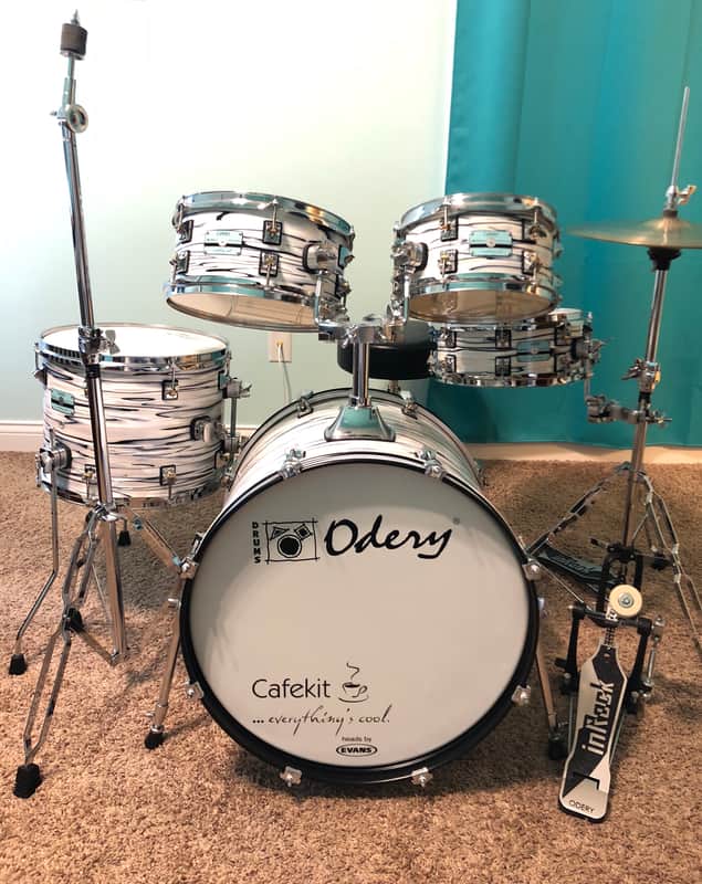 Odery Cafe Kit Drum set With Expansion Pack image 1