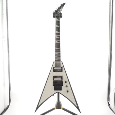 Jackson JS Series JS32 King V with Amaranth Fretboard 2023 White with Black Bevels image 9
