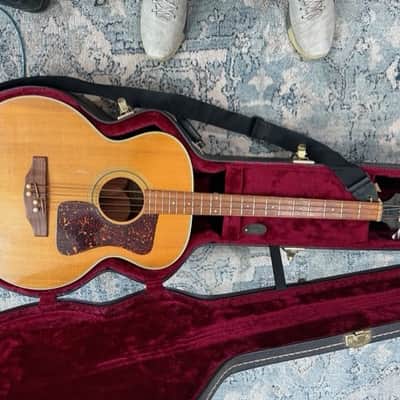 Guild B 30-E Acoustic Bass Guitar - Made in USA early 1980's B 30-E Early 1980's - Natural over solid spruce top image 1
