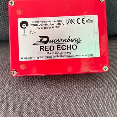 Duesenberg Red Echo (1st version) Analog Delay image 2