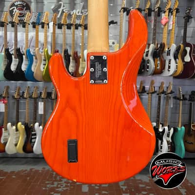 Ernie Ball Music Man Stingray 5 H 1999 Translucent Orange image 9