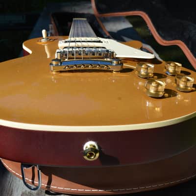 2018 Epiphone Les Paul Traditonal PRO III, 60's Goldtop w/Coil Splitting and New Cosmetic mods, New Set-Up & New Garry Brown Hardshell Case image 23