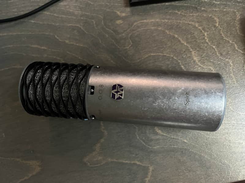 Aston Spirit Large Diaphragm Multipattern Condenser Microphone 2020 - Present - Black image 1