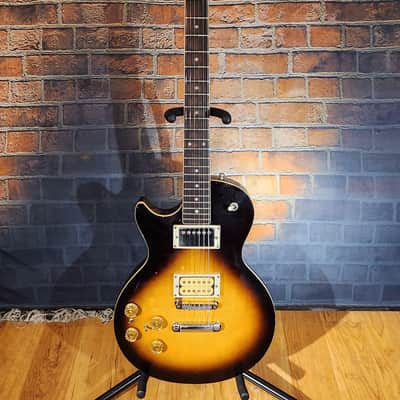 Vintage 1980s Hondo HL737 Singlecut LEFTY Sunburst image 1