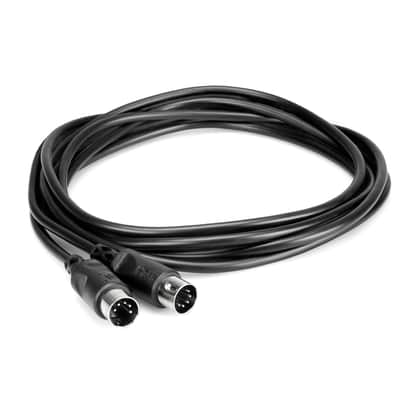 Hosa MID-310BK 5-Pin MIDI Cable - 10' image 2