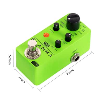 FLAMMA FC05 Mini Modulation Pedal with Chorus Flanger Tremolo Phaser Vibrato Rotary Liquid Autowah Stutter Ring LowBit image 8