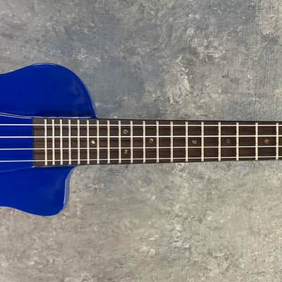 Eleuke RHT-C Solid Body/Electric Concert Size Ukulele - Gloss Blue image 2