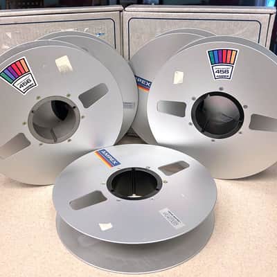 Ampex Grand Master 456 Studio Mastering Audio Tape Metal Reel - 2