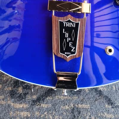 Gibson Trini Lopez Custom Shop 1964 Figured Top 2024 - Viper Blue image 11