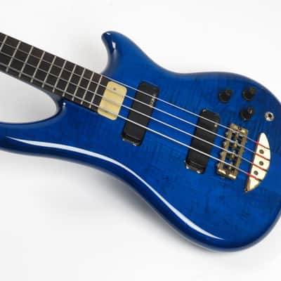 1991 Alembic Essence Bass - Transparent Blue - Figured Maple! image 2