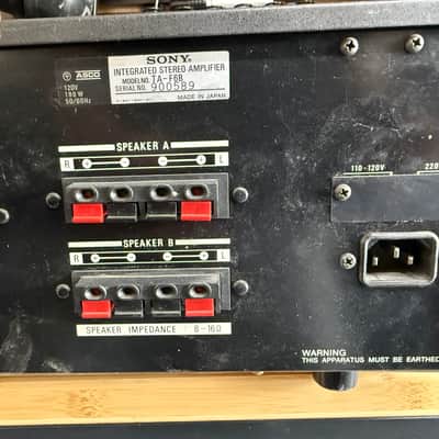 Sony TA-F6B Late 70s - Grey. Works! Partially Restored! Dual Voltage! image 3