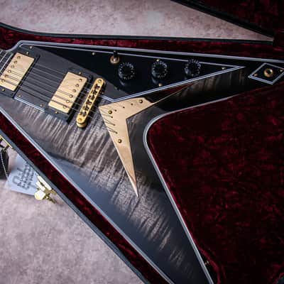 GIBSON USA Custom Shop M2M Flying V Custom "Cobra Burst + Ebony" (2026) image 2