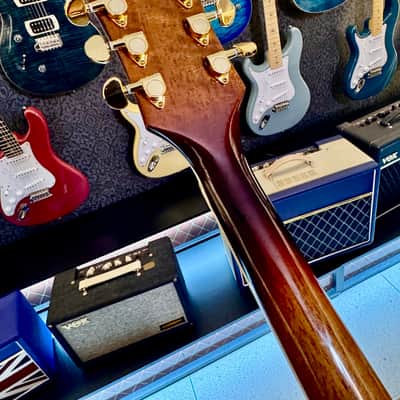 Gretsch G5034TFT Rancher Bigsby B70 G Fileditron Pickup Savannah Sunset image 17
