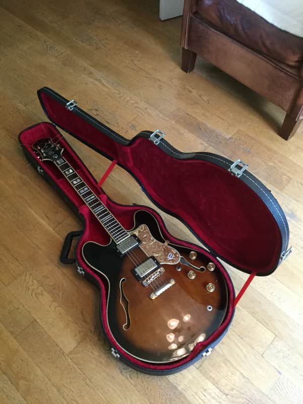 Epiphone By Gibson Sheraton 1988 Rare Headstock MIK Samick Factory