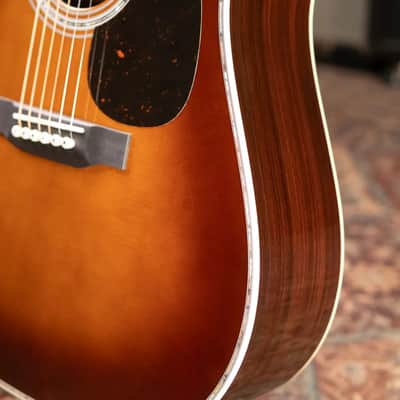 Martin D-41 Dreadnought Acoustic Guitar - 1933 Ambertone with Hardshell Case image 5